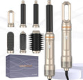 6 in ONE Blow Dryer Brush,Air Curling Iron Round Brush Blow Dryer 800W,Ionic Hair Dryer Brush for Women, Hot Air Brush Hair Styling Tools 100-120V