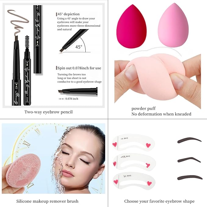 All-in-One Makeup Kit makeup set for Teens & Girls - Complete Beginner Teen Makeup Gifts Set with Eyeshadow Palette, Foundation & Lip Gloss -make up kit for Ages girls 6-12 & 12-18