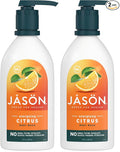 JASON Citrus Energizing Body Wash, For a Gentle Feeling Clean, 30 Fluid Ounces (Pack of 2)
