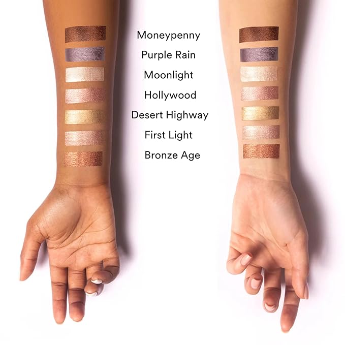 Gen See Mixed Media Metallic Liquid Eyeshadow, Hollywood – High Shine Molten Metal Eye Color, Featherlight Full Coverage Shimmer, Multi-Use Highlight Makeup, Vegan Cruelty-Free, Made in Italy