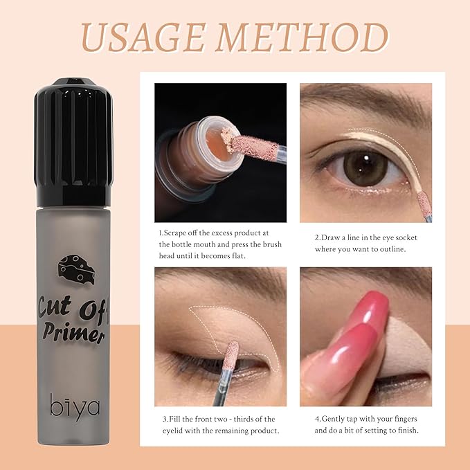 Liquid Eyeshadow, Long-Lasting Matte/Pearlescent eyeshadow, Cut Crease Eyeshadow Gel, High-Pigmented for Bold Eye Makeup, for day-to-night transitions (Wild Almond, Matte)
