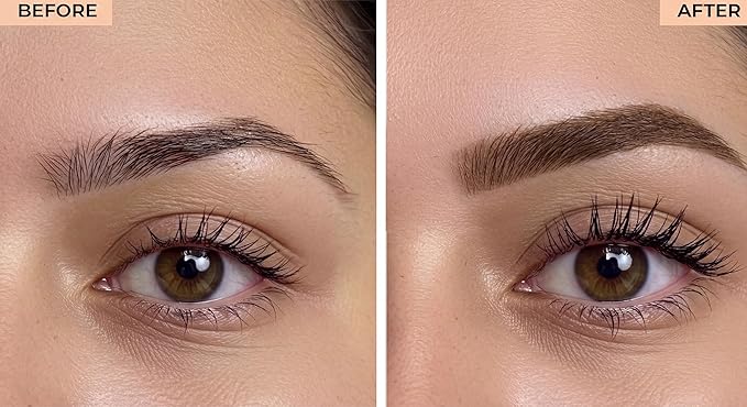 Natural Eyebrow Powder Eyebrow Kit – Mica Brow Powder Eyebrow Makeup Kit with Professional Angled Eyebrow Brush – 10 Natural Shades – No Parabens or Chemicals – Eyebrow Shaper Kit by NuBeauti