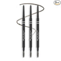 Billion Dollar Brows Brows On Point Micro Eyebrow Pencil, Raven/Black - Ultrafine Waterproof Microblade Tip for Hair-Like Strokes - Smudge-Proof Retractable Slim Brow Liner with Spoolie Brush