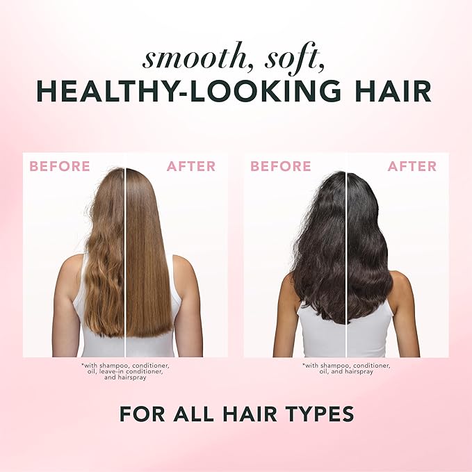 Herbal Essences Shampoo, Rose Hips + Passionfruit - Smooth Collection, Shiny Hair with Vitamin E & Jojoba, Safe for Color Treated Hair, Floral Scent, Cruelty-Free, Dermatologist-Tested, 29.2 Fl Oz