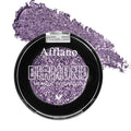 Afflano Sparkle Purple Glitter Eyeshadow One-Swipe Coverage, Diamond Lilac Purple Glitter Eyeshadow Palette Single, Pigmented Metallic Violet Eye Shadow Pallet for Girl Women Bold Eye Look, 7H