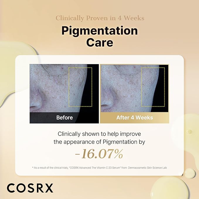 COSRX Pure Vitamin C 13% Serum (Renewal) with Vitamin E & Hyaluronic Acid, Korean Vitamin C Serum, Hydrating Facial Serum for Uneven Skin Tone, Dull Skin, 0.67 oz, Korean Skin Care