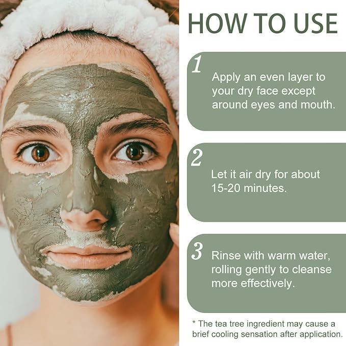 SEWOG Recovery Mud Mask, Relief Mud Mask for Face & Body, Deep Cleansing & Hydrating Clay Mask, Deep Pore Cleanser Oil Control Wash Off Body Mud