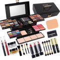 MISS ROSE M 58 Color Professional Makeup Kit for Women Full Kit, Include Eyeshadow Facial Blusher Eyebrow Powder Face Concealer Powder Eyeliner Pencil and a Mirror(331N)