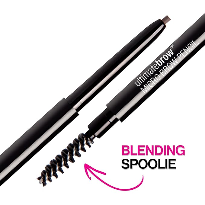 wet n wild Ultimate Brow Micro Eyebrow Retractable Pencil, Ash Brown, Ultra Fine 1.5mm Tip, Draws Tiny Brow Hairs