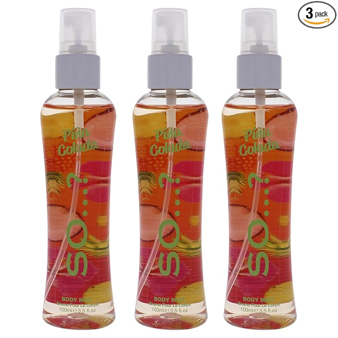 Pina Colada Body Mist by So…? for Women - 3.5 oz Body Mist - Pack of 3
