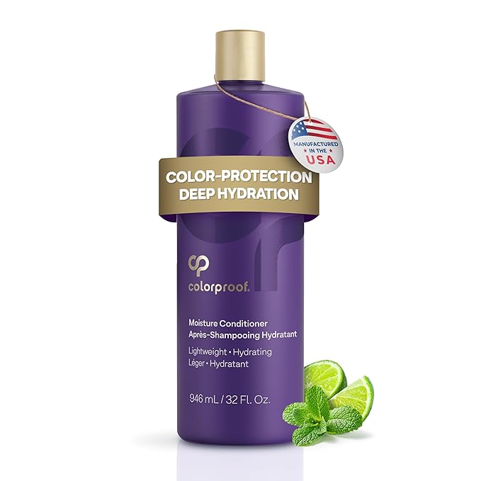 Colorproof Sulfate-Free Moisturizing Conditioner For Women 32 FL Oz | Hydrating Conditioner With Mojito Mint Scent | Vegan And Color-Safe Formula | Adds Volume & Protects Hair Color