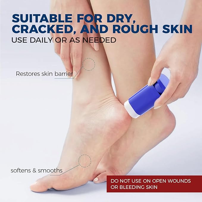 OUKEYA Urea Cream Stick 60% with 2% Salicylic Acid | Intensive Urea Foot Cream to Soften Extremely Dry, Cracked Heels & Rough Skin, 0.7oz