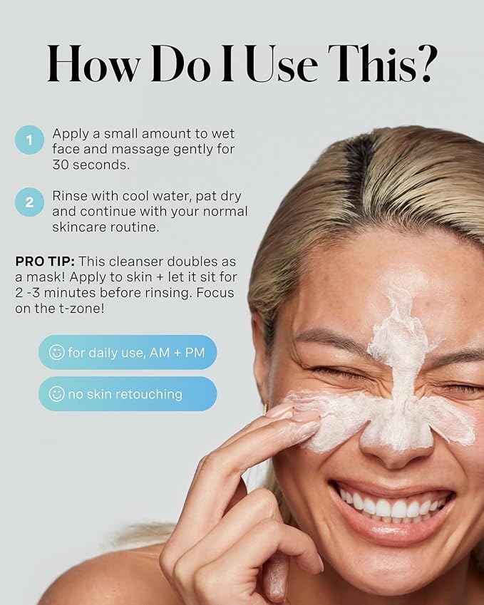 Kate Somerville EradiKate 3% Sulfur Daily Foaming Cleanser Acne Treatment – Clinically Formulated Medicated Face Wash Balances Skin & Cleans Pores, 4 Fl Oz