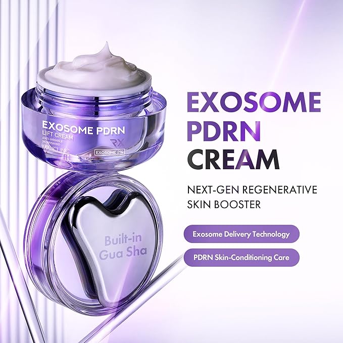 MAXCLINIC Exosome PDRN Lift Cream - Age-Defying & Firming Face Cream Moisturizer with Collagen, Hyaluronic Acid, Salmon & Plant-Based PDRN for Elasticity & Fine Lines - Korean Skin Care 1.69 fl oz