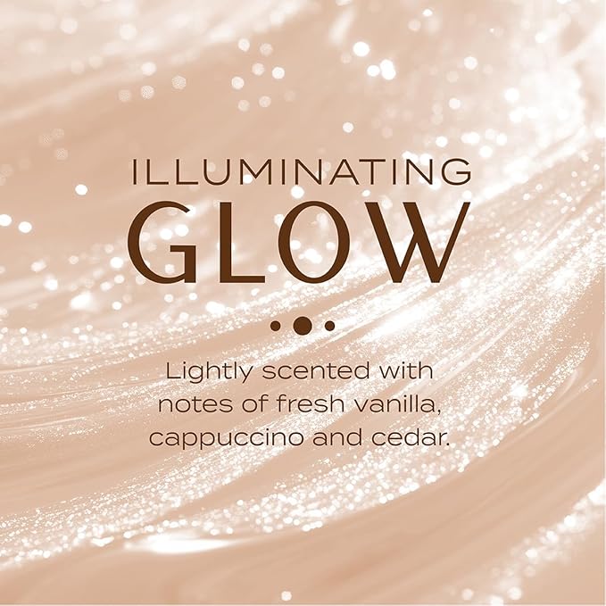 Shimmer Body Oil Mist – Vanilla Blush | Hydrating Glow Mist with Coconut Oil & Shea | Subtle Shimmer & Soft Vanilla Scent, 6 Fl Oz