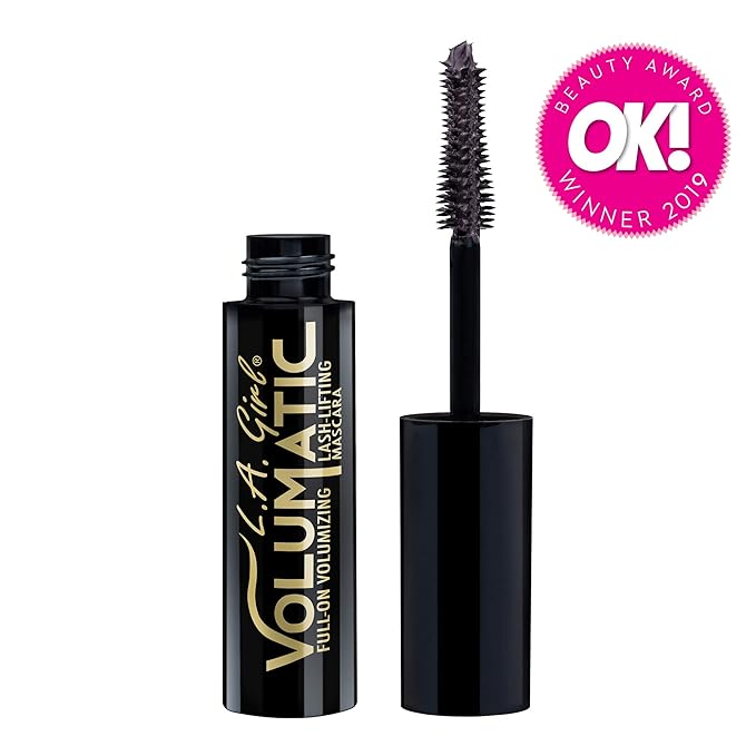 L.A. Girl Volumatic Mascara, Black Brown GMS652 (Pack of 2)