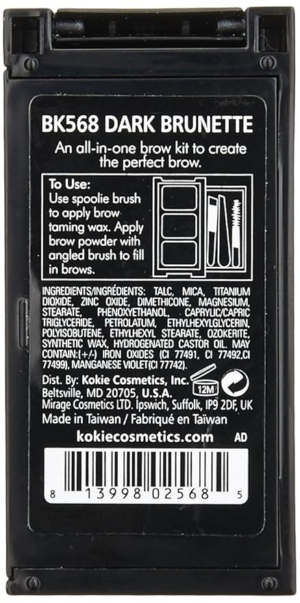Kokie Cosmetics Brow Kit (Dark Brunette)