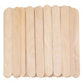 Hedume 600 Pack Large Wide Wax Sticks, Wood Wax Spatula Applicator, Body Hair Removal Craft Sticks Applicator Spatula
