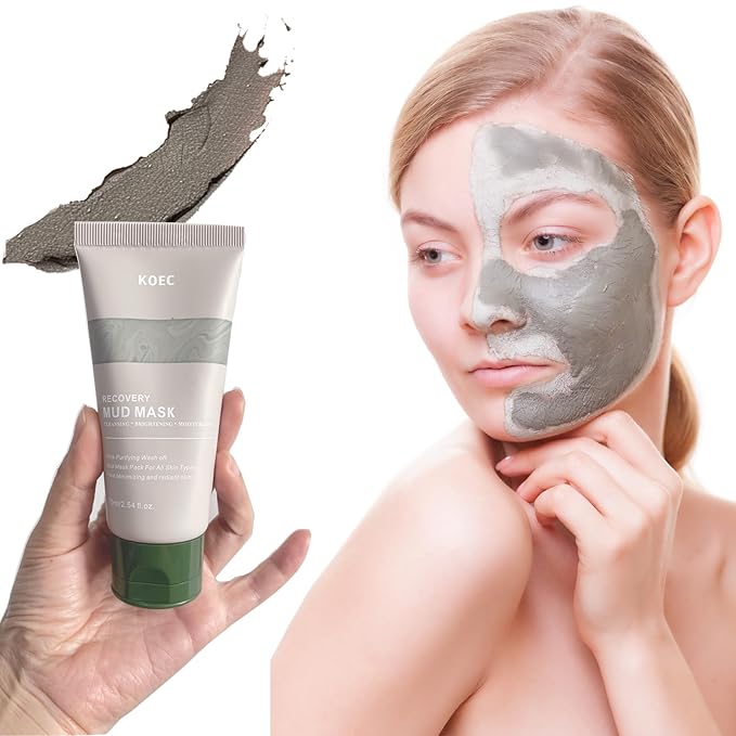 Recovery Mud Mask - Clay Mask - Body Mud Hydrating & Deep Pore Tightening Face Mask, Natural Purifying Clay - Korean Wash Off Body Facial Mud Mask
