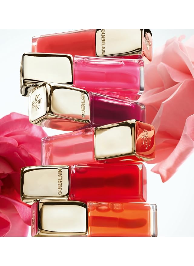 Kiss Kiss Bee Glow Oil - 775 Poppy Glow by Guerlain for Women - 0.3 oz Lip Oil