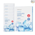 Cell Fusion C Post Alpha First Cooling Sheet Mask 5EA, Hydrating, Cooling and De-puffing, Glacial Water & Panthenol, Korean Skin Care
