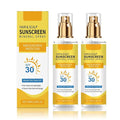 Hair & Scalp Sunscreen Spray SPF 30 Non-Greasy - UV Protection for Color-Treated Hair, Travel-Size Scalp Sunblock Prevents Fading & Dryness, Beach Pool Essential for All Hair Types 3.38oz (2)