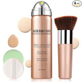 Air Brush Makeup Foundation,Magic Minerals Airbrush Foundation Makeup,Silk Flawless,Buildable Coverage,Moisturizing Formula for Smooth Radiant Skin (04 Porcelain)