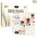 AICHUN BEAUTY Organic Rice Facial Skin Care Set Hydrate Rejuvenating Essence Soap Toner Face Serum Eye Cream Gift Box 100g+100ml+40ml+50ml+25ml 5PCS