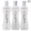 BioSilk 3-Piece Silk Therapy Kit, Shampoo, Conditioner & Serum for Healthy, Shiny, Manageable Hair, Sulfate-Free, Paraben-Free, Cruelty-Free, 12 Oz Haircare Set