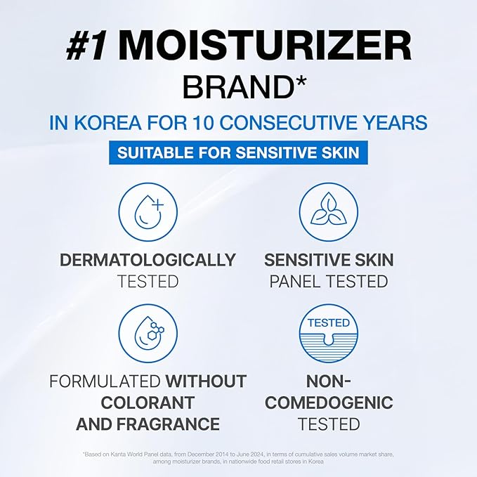 PHYSIOGEL Daily Moisture Therapy Regenerative Cream, Hydrating Face Moisturizer with Hyaluronic Acid, 120H Lasting Hydration, For Dry & Sensitive Skin, 1.7 fl. oz.