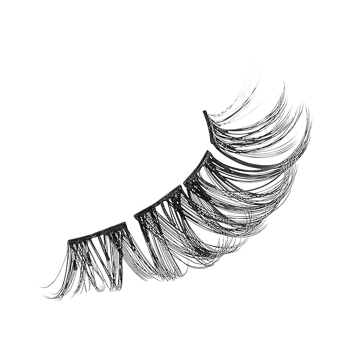 Kiss Impress False Eyelashes, Lash Clusters, Falsies, 'Curly', 10mm-14mm, Includes 30 Clusters, Contact Lens Friendly, Easy to Apply, Reusable Strip Lashes