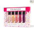 Prim and Pure Mineral Play Lip Gloss Set (Pack of 5) - 100% Natural, Organic, Vanilla Cupcake Birthday Girls Non-toxic Kids Lip Gloss Made in the USA
