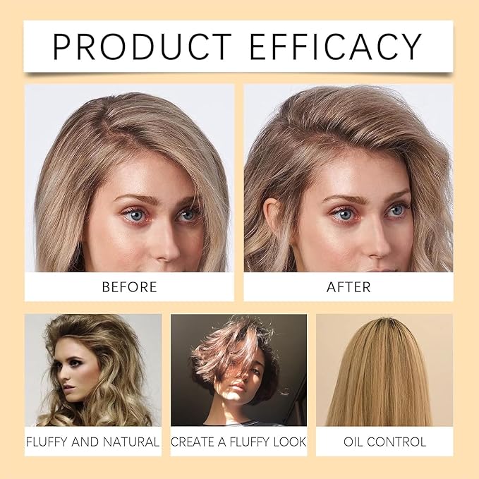 SECONDDAY Volumizing Dry Shampoo Spray for Dark Hair - Instantly Fresh Natural Formula with Added Lift, No White Residue & Travel Size Convenience (1PCS)