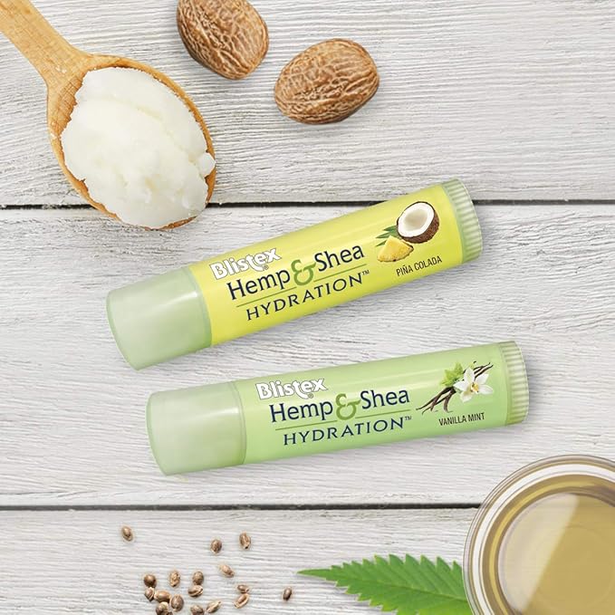 Blistex Hemp & Shea Hydration, 2 count (Pack of 3)