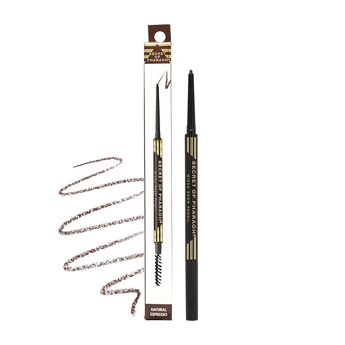 EBIN NEW YORK Micro Brow Pencil Natural Espresso | Ultra-Thin Tip for Precise Hair-Like Strokes | Defines Brows | Soft Smudging Brush | Water-Resistant & Cruelty-Free
