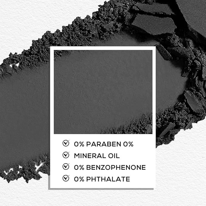 MAKI YIKA Dark Black Matte Single Eye Shadow Palette for Women Pigmented Dark Eyeshadow Powder for Brown Eyes Color Stay Long Lasting Waterproof Eye Makeup Palette, #5