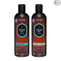 HASK Argan Oil Repairing Shampoo + Conditioner Set | Color Safe, Sulfate-Free, Paraben-Free, Gluten-Free, Cruelty-Free, For All Hair Types | 12oz each