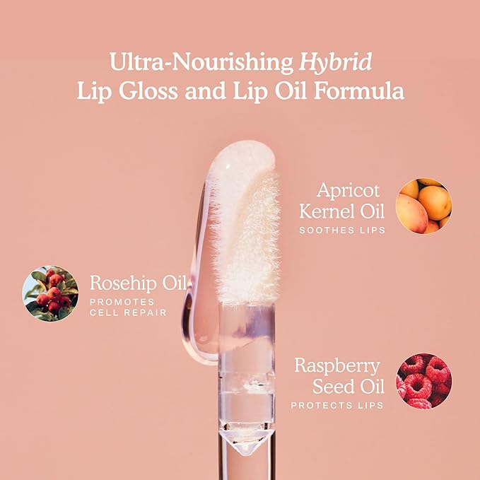 Tower 28 ShineOn Lip Gloss Jelly - Hydrating Lip Balm + Shimmery Gloss for Sensitive Lips - Non-Sticky + High-Shine Jelly Formula with Nourishing Oil Blend - Magic - Gold Shimmer (0.13)