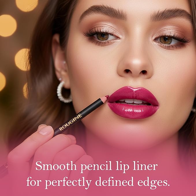 Matte Lipstick & Lip Liner Set for Women – French Kiss Shade – Long-Lasting Waterproof 2-in-1 Lip Kit – Smudge-Proof Liquid Lipstick with Precision Liner, Enriched with Vitamin E & Shea Butter