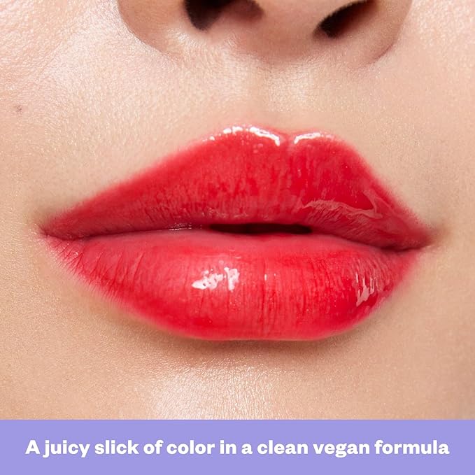Kosas Wet Lip Oil Gloss - Hydrating Lip Plumping Treatment with Hyaluronic Acid & Peptides, (Jaws)