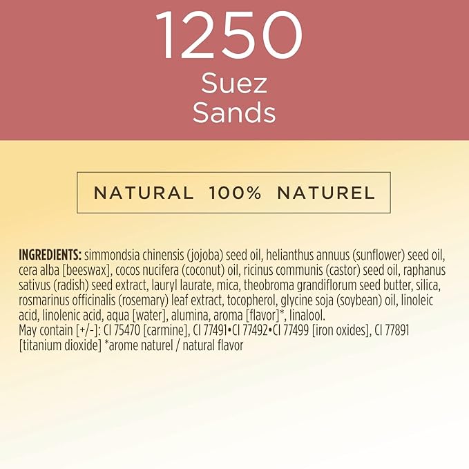 Burts Bees 100% Natural All Aglow Lip & Cheek Stick, Suez Sands - 1 Tube