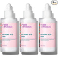 Good Molecules Hyaluronic Acid Serum Pack 3 – 75 ml / 2.5 fl oz Each | Lightweight Facial Serum with 1% Hyaluronic Acid for Hydration