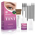 Eyelash & Eyebrow Color Kit, 2 in 1 Professional Instant Lash & Brow Color Kit with Natural Results, Easy to Use, Eye Brow & Eye Lash Coloring Set DIY Hair Coloring for Salon Home Use 7ml (Brown)