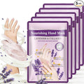 VolksRose Lavender Hand Mask Gloves - Overnight Hand Moisturizing Gloves for Dry Cracked Hands Repair, 5 Pairs Softening Spa Treatment for Rough Skin, Self Care Gifts Set for Women, Stocking Stuffers