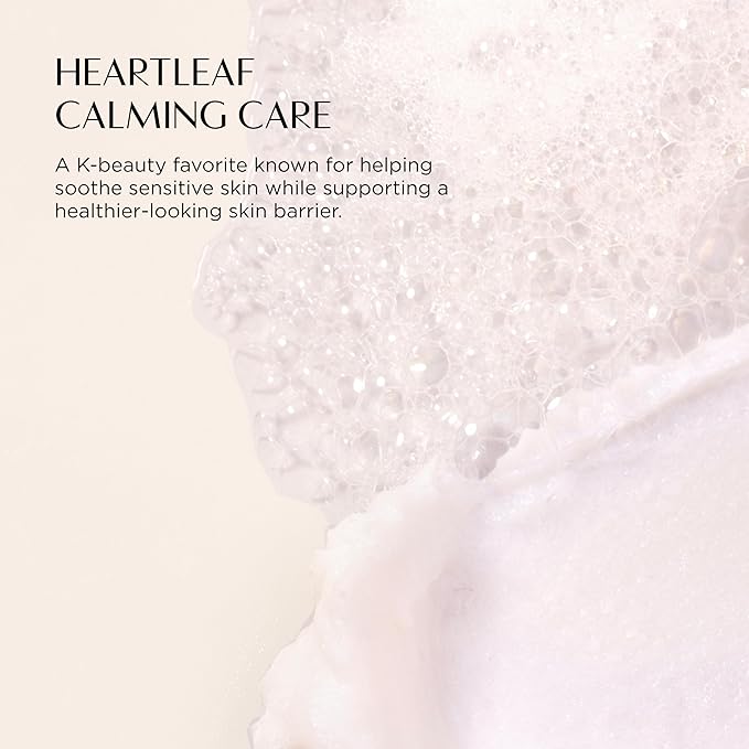OLIVIAUMMA Cashmere Whip Clarifying Cleanser - Soft Whipped Textured Korean Face Wash - Korean Cleanser with Heartleaf for Glass Skin Glow, Deep Cleansing & Gentle Daily Exfoliation, 120ml