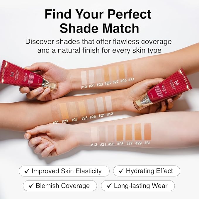 MISSHA M Perfect Cover BB Cream Dual Pack No.21 Light Beige - Light with Cool Undertone SPF 42 PA +++1.69 Fl Oz - Tinted Moisturizer for face with SPF