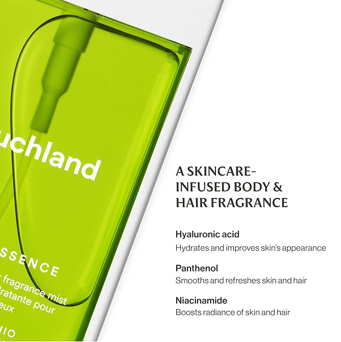 Touchland Hydrating Body & Hair Fragrance Mist – Rich Pistachio – 2 FL OZ Travel Size Perfume Spray – Notes of Warm Cardamom, Crushed Pistachio, and Oak Wood