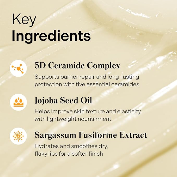 Torriden SOLID In Ceramide Lip Essence 0.37 fl.oz * 2 (Pack of 2) | Moisturizing Lip Essence for Glowy, Plumped, and Radiant Lip | Korean Lip Balm
