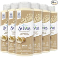 St. Ives Body Wash - Soothing Moisturizing Cleanser with Oatmeal & Shea Butter, Made with Plant-Based Cleansers and 100% Natural Extracts, 16 Oz Ea (Pack of 6)