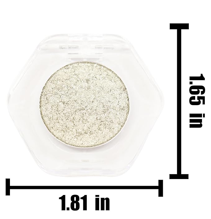 Bistopia，Pearlescent cream eyeshadow, shimmering, with a smooth texture that blends easily; a translucent metallic glitter eyeshadow that delivers a long-lasting, sparkling finish, 2g (#17)